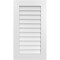Ekena Millwork Vertical Surface Mount PVC Gable Vent: Non-Functional, w/ 3-1/2"W x 1"P Standard Frame, 20"W x 36"H GVPVE20X3601SN - alternate 1